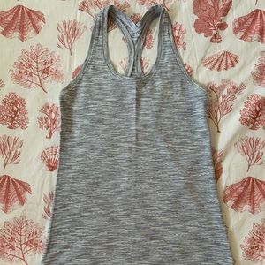 lululemon racerback tank in grey